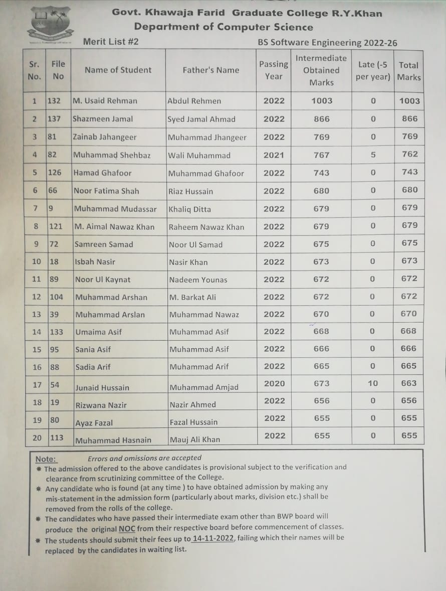 Result Notification